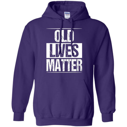 Elderly Seniors T-shirt Old Lives Matter T-shirt Purple
