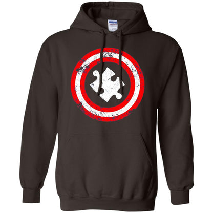 Captain Autism Superhero Autism Awareness Shirt Dark Chocolate