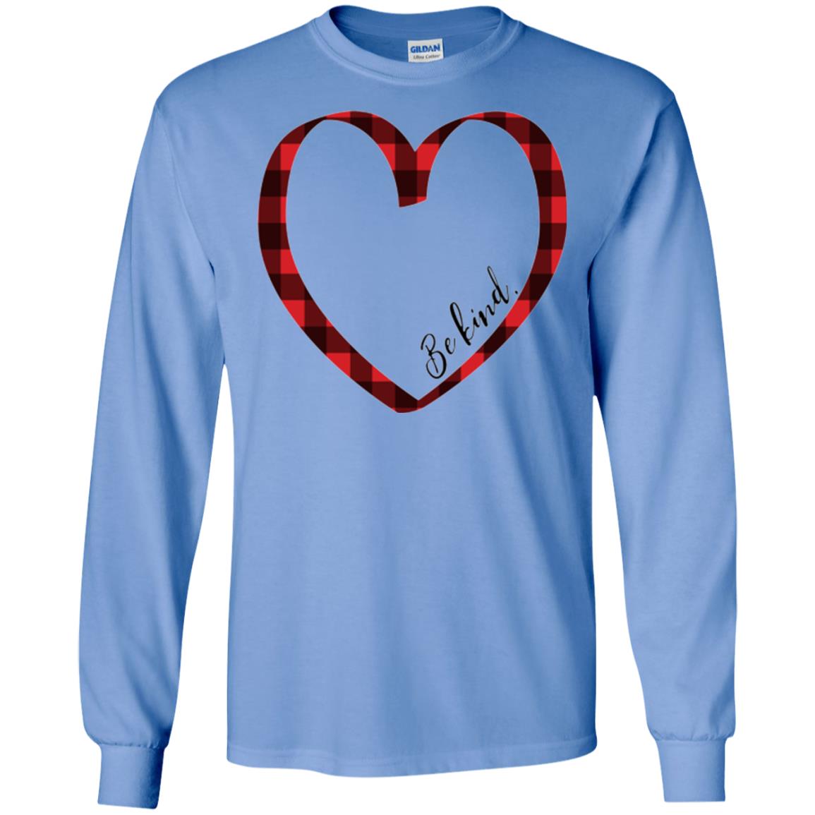Be Kind Inspirational Motivational T-shirt Carolina Blue