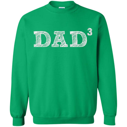 Men_s Dad3, Three Kids Father_s Day, Father Of Three T-shirt Irish Green