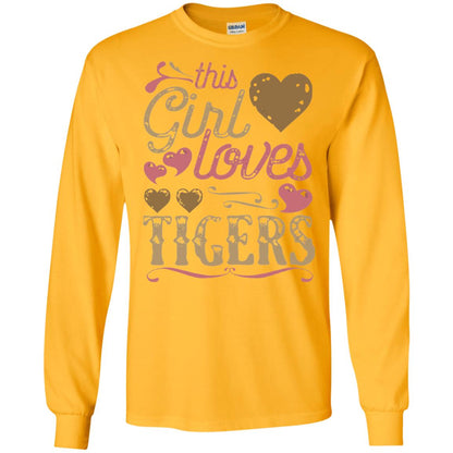 Tigers Shirt This Girls Love Tiger Gold