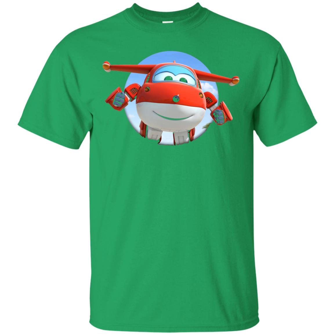 Super Wings Jett Movie Lover T-shirt Irish Green