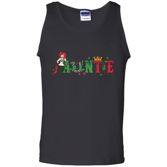 Aunt T-shirt Mermaid Auntie T-shirt Black