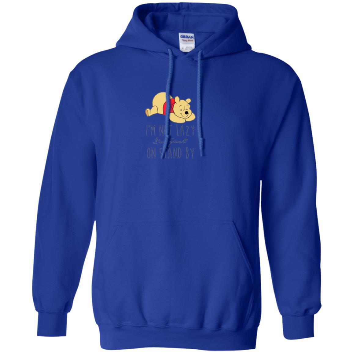 Cartoon T-shirt I'm Not Lazy I'm Just On Stand By Royal