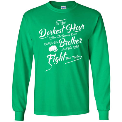 Family T-shirt In Your Darkest Hour Irish Green