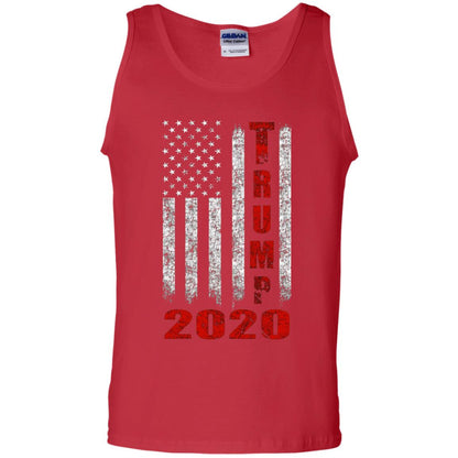 American Flag Vintage Design Trump 2020 T-shirt Red