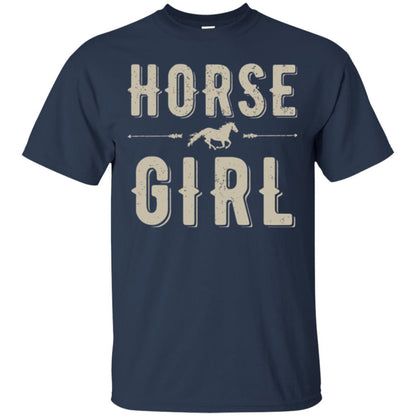 Horse Girl T-shirt Navy
