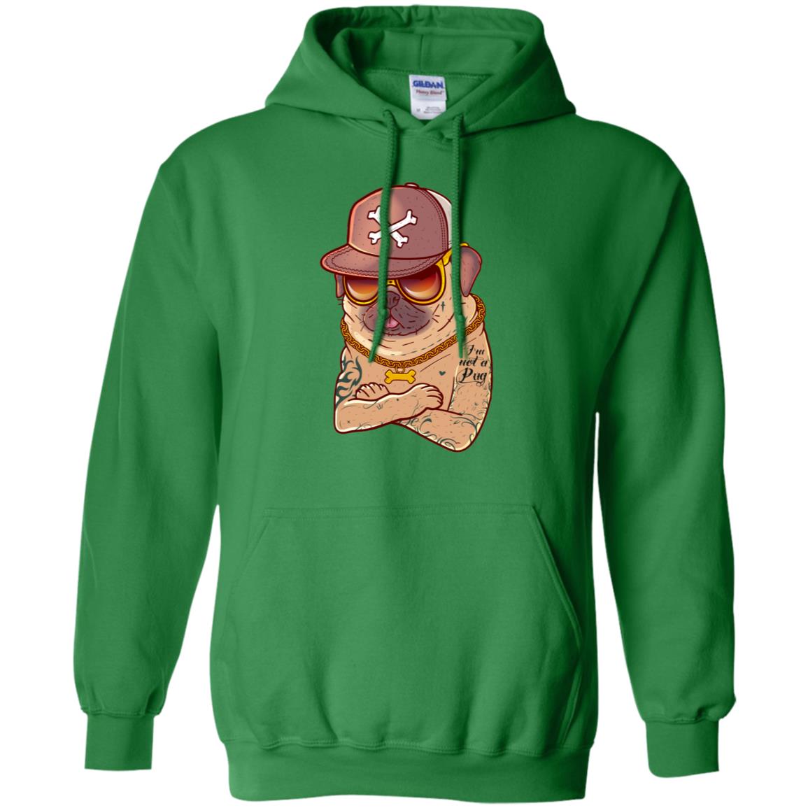 I'm Not A Pug Tattoo Dog Owner Shirt Irish Green