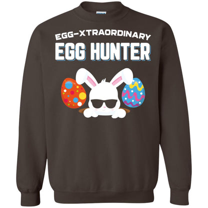 Egg-xtraordinary Egg Hunter Easter Shirt Dark Chocolate