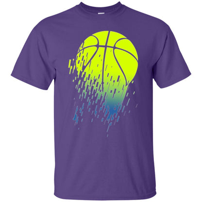 Basketball T-shirt Disintegrating Neon Green