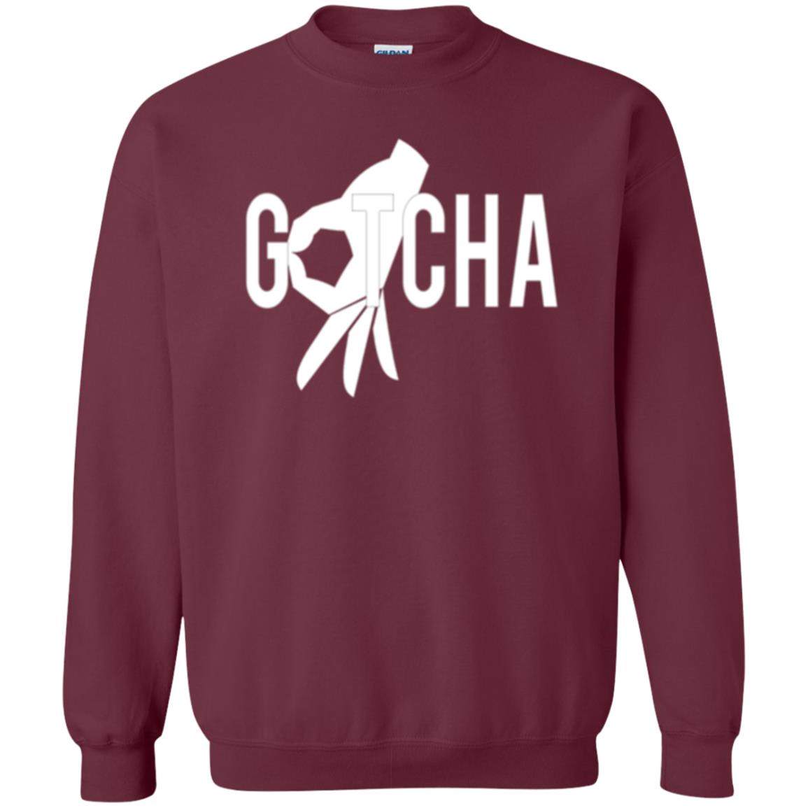 Gotcha Finger Circle Game T-shirt Maroon