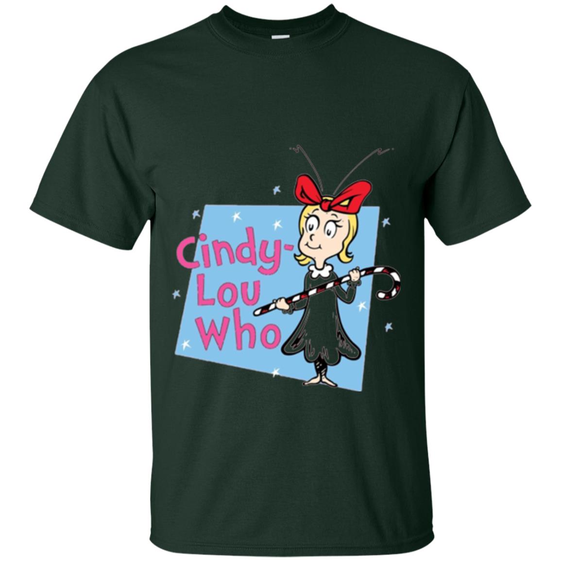 Dr. Seuss Cindy-lou Who Book Lover T-shirt Forest