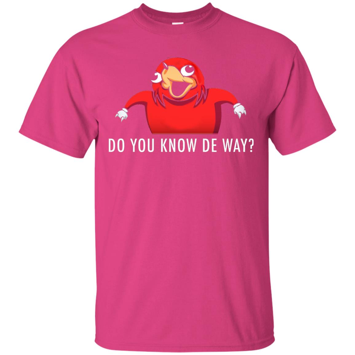 Do You Know De Way T-shirt Heliconia