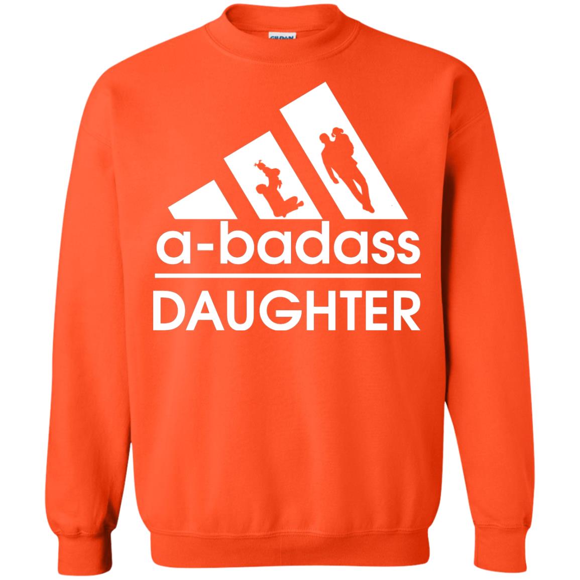 A Badass Daughter Shirt Orange