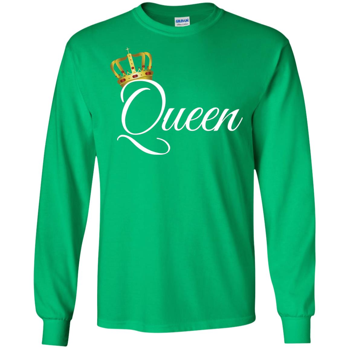 King And Queen T-shirt Matching Couple Outfits Irish Green