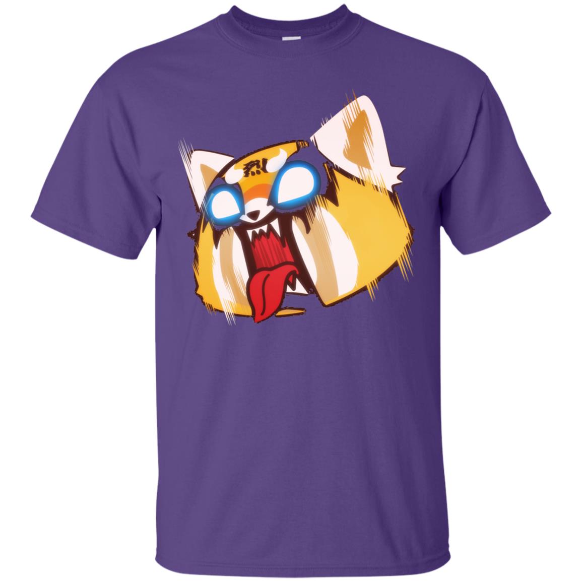 Aggretsuko Screaming Rage Tee Shirt Purple