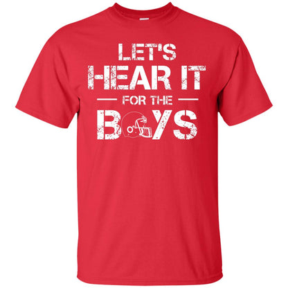 Let_s Hear It For The Boys Football Shirt Red