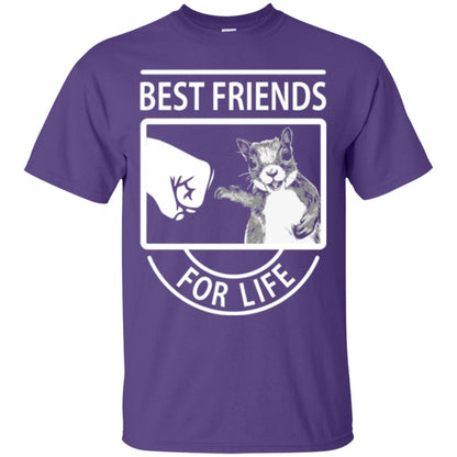 Squirrel T-shirt Best Friend For Life T-shirt Purple