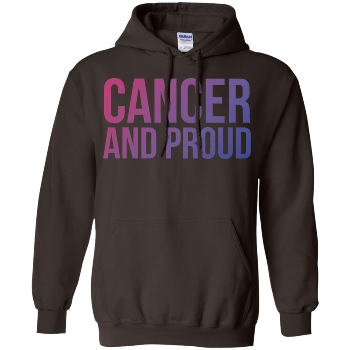 Cancer And Proud Lgbt Gear Bi Flag Gradient Shirt Dark Chocolate