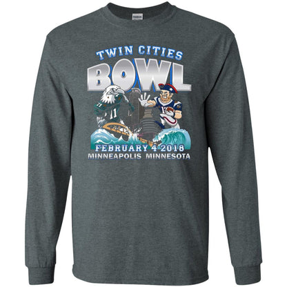 Football Lover T-shirt Twin Cities Bowl Dark Heather