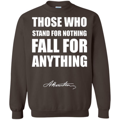 Alexander Hamilton. Those Who Stand For Nothing Fall For Anything Dark Chocolate