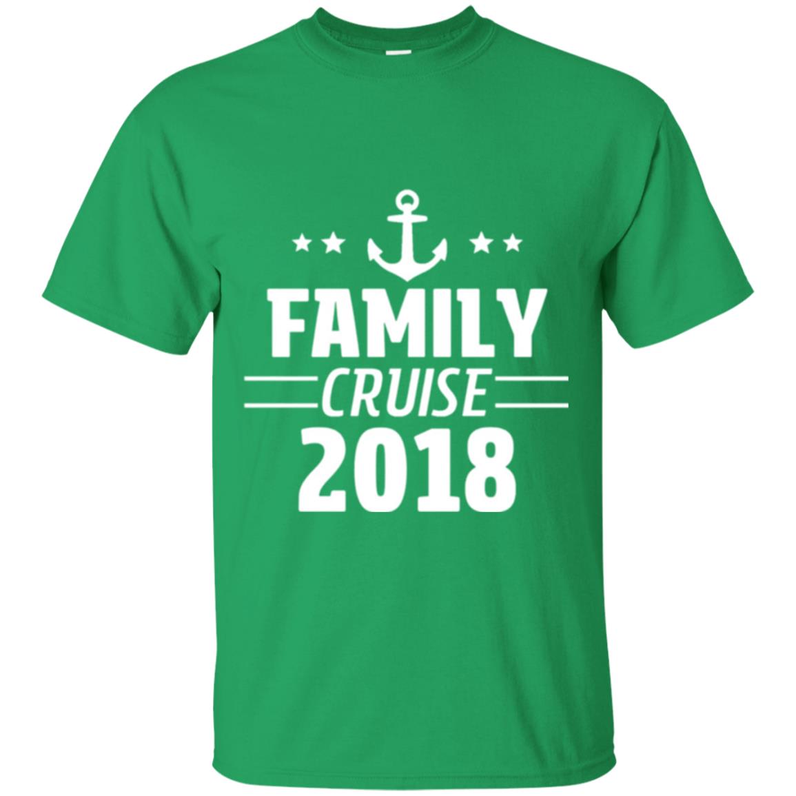 Family Cruise Vacation 2018 T-shirt Irish Green