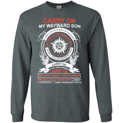 Carry On My Wayward Sonthere Will Be Place When You Are Done Dark Heather