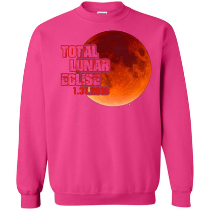 Blood Moon T-shirt Total Lunar Eclipse 1.31.2018 Heliconia