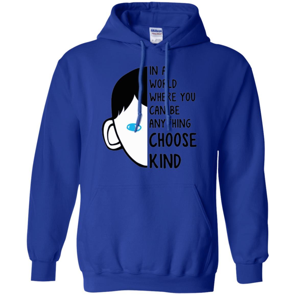 Anti Bullying T-shirt In A World Where You Can Be Anything Choose Kind Royal