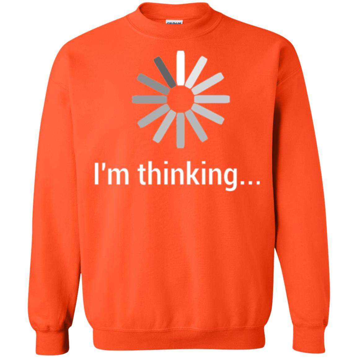 Loading T-shirt I'm Thinking T-shirt Orange