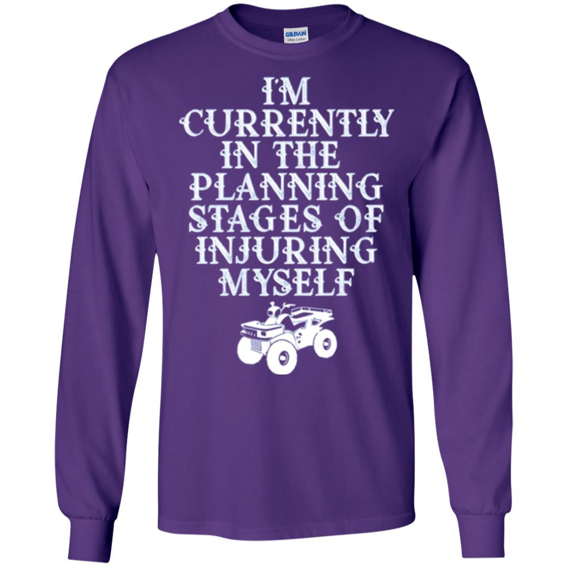 Four Wheeling T-shirt I'm Currently In The Planning Stages Purple
