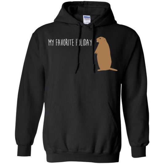 Groundhog Day T-shirt My Favorite Holiday T-shirt Black