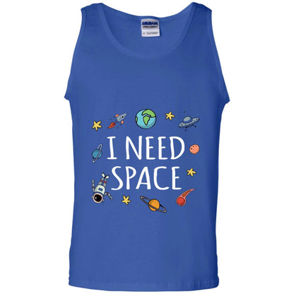 Funny I Need Space T-shirt Royal