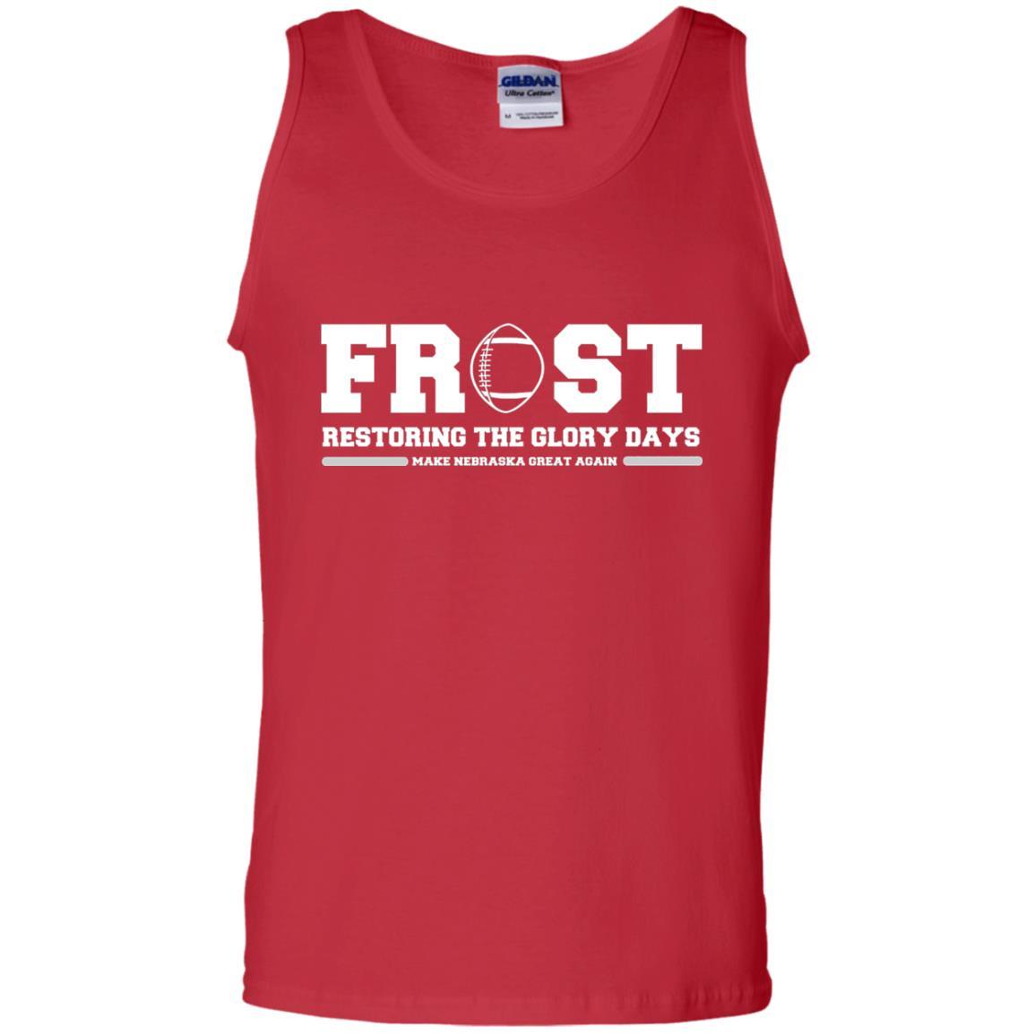 Football T-shirt Scott Frost 2018 Make Nebraska Red