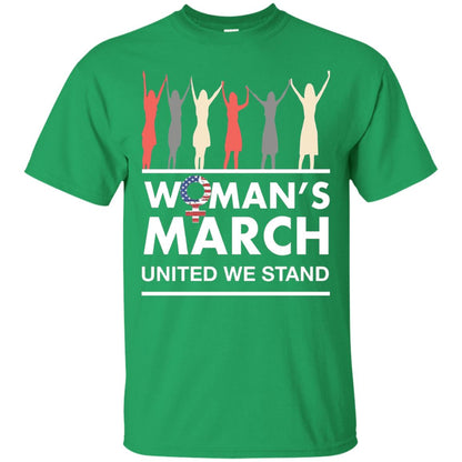 Women_s Right T-shirt Women_s March United We Stand Irish Green