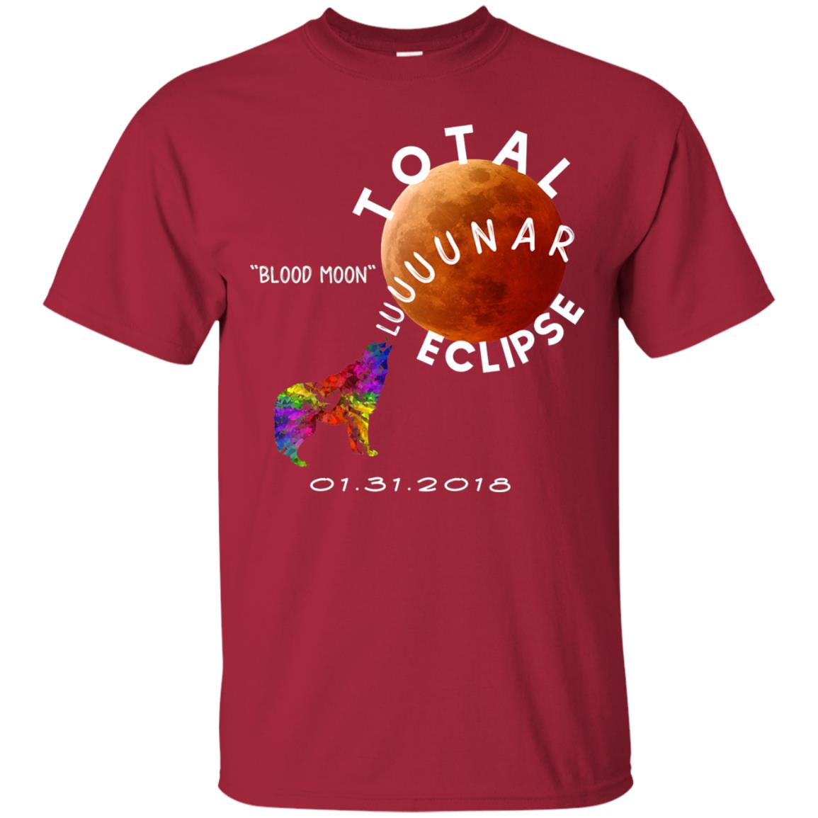 Best Total Lunar Eclipse Shirt 2018 Blood Moon T-shirt Cardinal