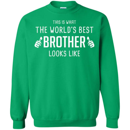 Brother T-shirt This Is What The Worlds Best Brother Looks Like Irish Green