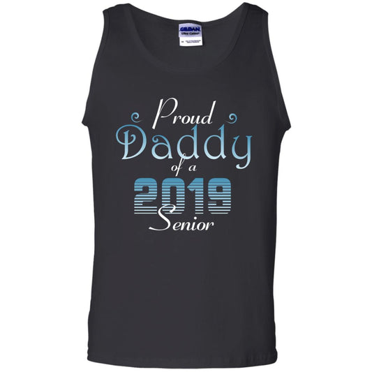 Proud Daddy Of 2019 Senior Father Shirt Black
