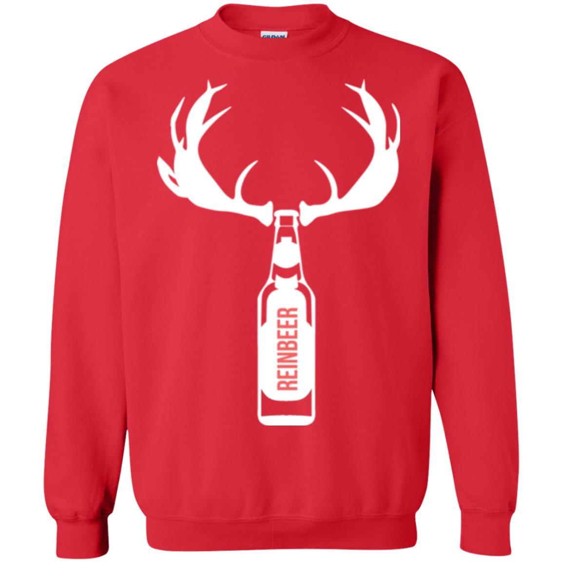 Christmas T-shirt Funny Christmas Reinbeer Red