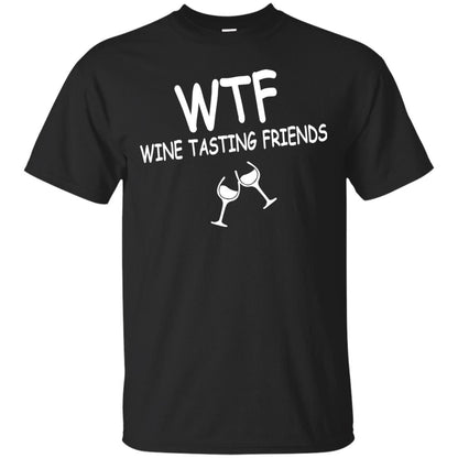 Wtf Wine Tasting Friends Shirt Black