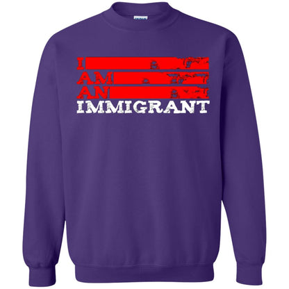 Anti Trump T-shirt Political Tee I Am An Immigrant Political Purple