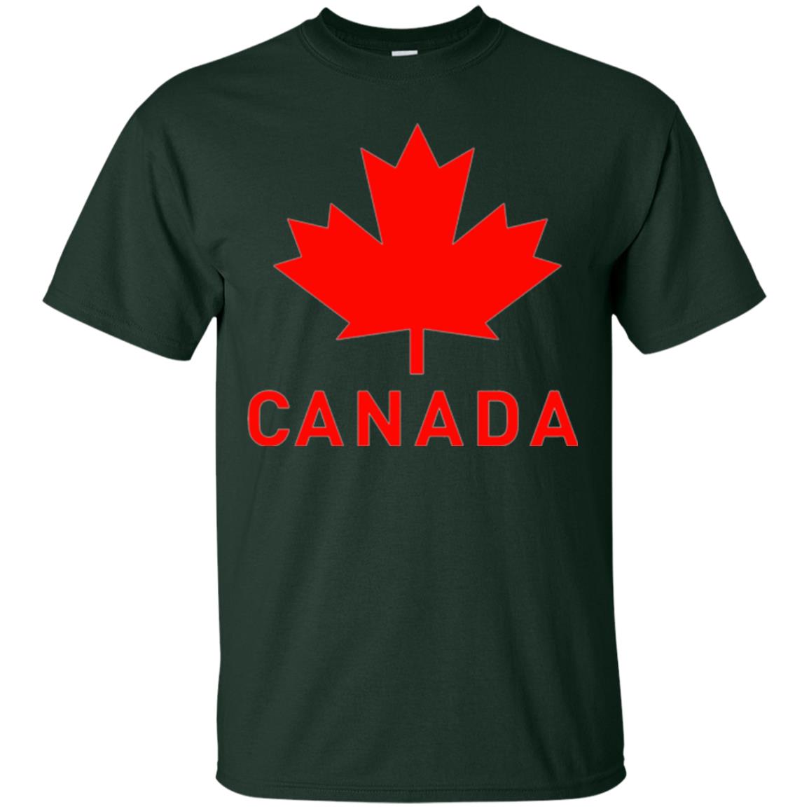 Canada Flag T-shirt Vintage Canada Flag Eh Team Forest Green