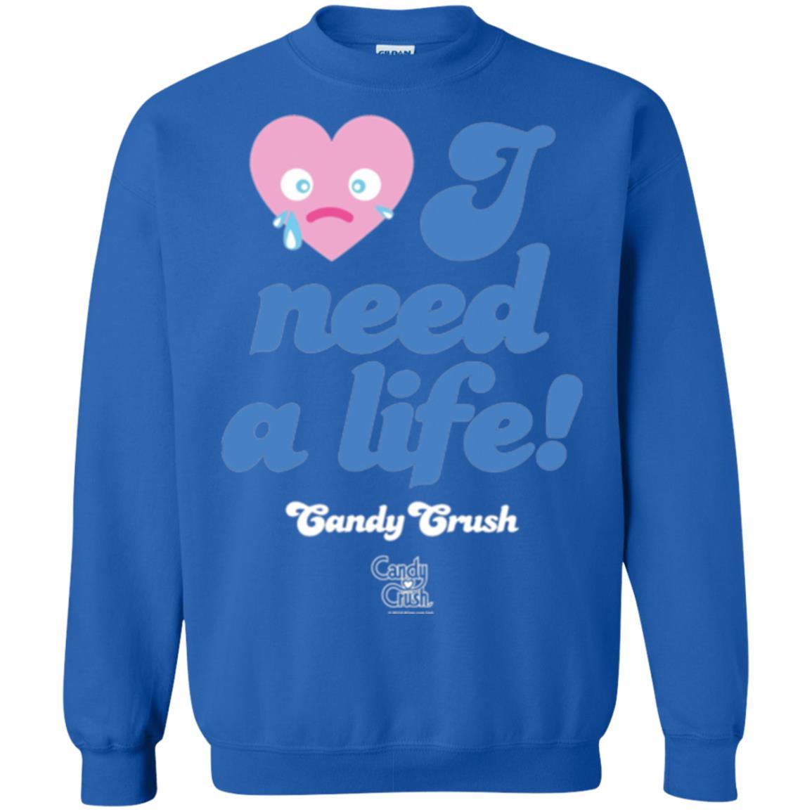 Gamer T-shirt I Need A Life T-shirt Royal