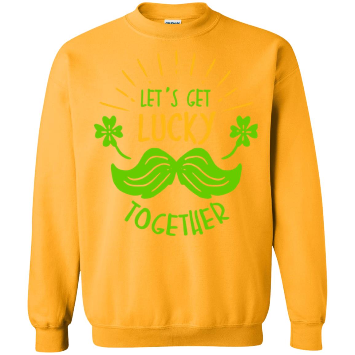 Saint Patrick's Day T-shirt Let's Get Lucky Together Gold