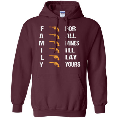 Family For Mines I'll Lay Yours Shirt Maroon