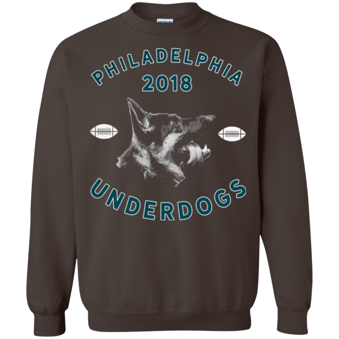 Dog Lover T-shirt Philly Philadelphia Underdogs Lii Game Day Dark Chocolate