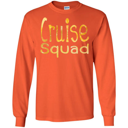 Cruise Squad T-shirt Funny Party Orange