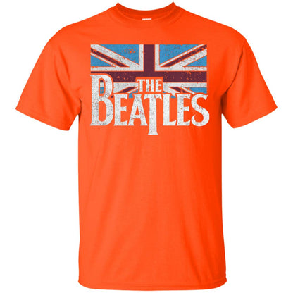 The Beatles British Flag Red Shirt Orange