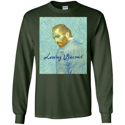 Movie Poster T-shirt Loving Vincent Forest Green