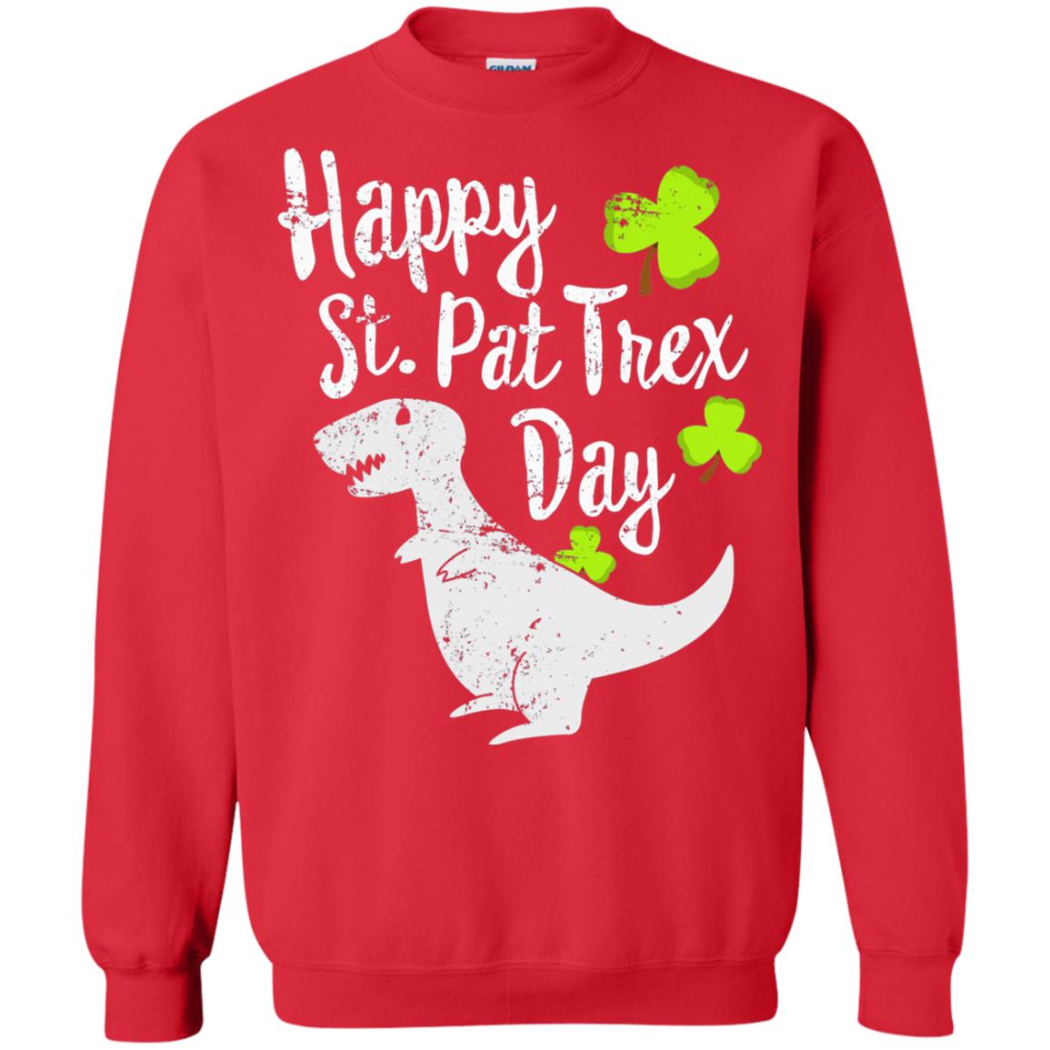 Pat T-rex Cute Stain Patricks Shirt Red